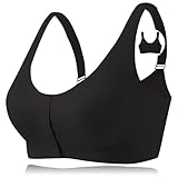 CYTMTZGA Mastektomie BH vorderer Verschluss Nahtloser Prothesen BH mit Prothesentasche für Brustprothese Brustformen BL85