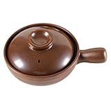 TOYANDONA Hitzebeständiger Keramischer Kochtopf mit Einem Griff Feuerfester Haushalts casserole topf für Herd Traditioneller Kleiner für Reisgerichte und Eintöpfe für Heimgebrauch