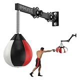 IMAYCC New Speed Punchingball, Boxsack Wandhalterung Höhenverstellbar & Faltbar Boxbirne, Punching Bag Boxsack Hängend for Children, Teenagers and Adults, for Home Gym Workout, Training,Etc.