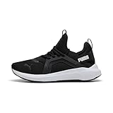 PUMA Unisex SOFTRIDE ENZO 5 Straßen-Laufschuh, Black White, 43 EU