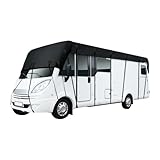 iDMRURvm Wohnwagen Abdeckung Wohnwagen Schutzhülle Wohnwagen Wohnmobil Schutzdach Dachschutzplane Abdeckung Schutzhülle 210D (6.5 x 3 m)