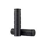 MSDADA Fahrradgriffe Komfortable Weich Gummi Lenker Griff rutschfest Stoßfest Handgriffe für Fahrräder Scooter MTB Mountainbike Rennrad Rollstuhl Dreirad Klapprad 1 Paar(Schwarz)