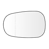 SENZEAL Spiegelglas Fahrerseite Beheizbar mit Trägerplatte für Renault Clio 1994-2005 Megane 1996-2003 Scenic 1996-2003 Außenspiegel Glas Ersatz Links