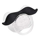 Baby Funny Schnuller, Niedliche Küssbare Schnurrbart Schnuller Süße Lippen Bart Schnuller Umweltfreundliches Lebensmittel qualität Silikon material(1)