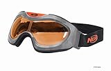 NERF NER0082 - Elite Battle Brille, offizielle größenverstellbare Schutzbrille, orange