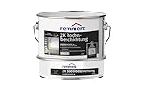 Remmers 2K Bodenbeschichtung, lichtgrau, seidenglänzend, 5 Kilogramm, Beton- und Bodenfarbe, Bodenversiegelung für stark beanspruchte Flächen