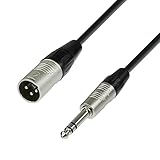 Adam Hall Cables 4 STAR BMV 0300 Symmetrisches Kabel REAN XLR Male auf Klinke TRS | 3 m