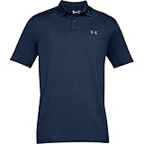Under Armour Herren Performance 2.0 sportliches Poloshirt strukturiertes funktionales T Shirt, Academy / Pitch Gray, XL EU
