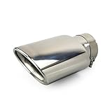 Blyndr Auto-Auspuff 1 Stück Auto-Auspuffspitzen Schalldämpfer Edelstahl für Rohr für Mercedes für Benz W204 für AMG C63 C65