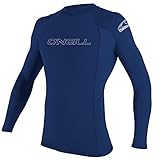O'Neill Herren Basic Skins L/S Guard Rash Vest, Navy, L EU