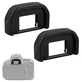 2 Stück Canon EOS 100d Augenmuschel,Augenmuschel Für Canon Ef Okular 100d 550d 600d 650d 700d 750d 760d 1000d 1100d,Sucher Okular Ersetzt Canon Ef,Kamera Okular Sucher Passend,Schwarz