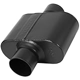 Flowmaster Super 10 Series Chambered Schalldämpfer - 7,6 cm Center In / 7,6 cm Center Out - Race-Inspired Sound - 409 Edelstahl - Ideal für Muscle Cars, LS Swaps, Drag Cars & Off-Road Build (843015)