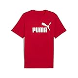 PUMA Unisex ESS No. 1 Logo Tee T-Shirts, for All Time Red, S