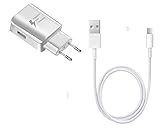 Set Fast Charger + Kabel für Cubot P11 Ladegerät Ultra Radide & Leistungsstark Neue Generation 3 A + Micro-USB-Kabel zum Laden/Datenübertragung