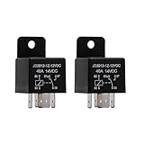 CGEAMDY 2 Stück 12V Autostarter-Relais, 5-Pin Auto Moto Spule Relaisschalter für den Automobilbereich mit Schütz