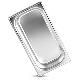 jokobela GN-Behälter :: ungelocht :: geeignet für Gaggenau, Miele und Siemens Dampfgarer (Edelstahl, Spülmaschine geeignet, Gastronorm 1/3, B 32,5 x T 17,6 x H 6,5 cm)