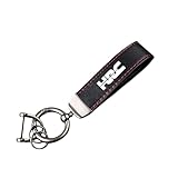 DYBFKX Auto Leather Schlüsselanhänger,Für Honda HRC CBR 250 600 1000 RR VFR Autoschlüsselbund Personalisierter Logo Damen Herren Geschenk Dekoration Zubehör