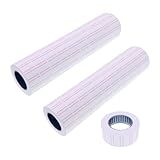 JZK 20 Rollen gesamt 10000 Stück Preisauszeichnungsetikett, 21 mm x 12 mm Preisauszeichner Etiketten 500 Stück pro Rolle