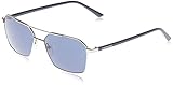 Calvin Klein Mens CK20300S Sonnenbrille, Dark SILV, Einheitsgröße