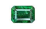 ABHINAV Gems, 6.25 Ratti I Astrologischer Wert Smaragd I Natürlicher Labor zertifiziert Smaragd/Panna I Loser Edelstein Qualität AAA+, loser Edelstein, Smaragd, Stein, Loser Edelstein, Smaragd