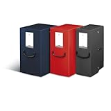 Fellowes Leonardi - 40273 - Portaprogetto Pick Up Box in Trilex 2 mm dorso 16 chiusura 2 bottoni pes