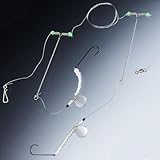 Balzer Edition Sea Surf Rig 75cm Naturköder-System - Plattfischsystem zum Brandungsangeln, Vorfach zum Brandungsfischen, Buttvorfach, Meeressystem