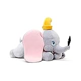 Disney Store Kuscheltier Dumbo als Kleiner Elefant, 31 cm / 12", mit abstehenden Ohren und Stickerei, in Flugstellung, für alle Altersstufen geeignet