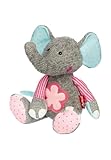 SIGIKID 42846 Stofftier Elefant rosa Patchwork Sweety Kuscheltier zum Spielen & Schmusen aus weichem Materialmix für Babys und Kinder, Jungen und Mädchen von 0 bis 8 Jahren Mehrfarbig/Elefant 31 cm