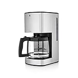 WMF Skyline Filterkaffeemaschine mit Glaskanne, Filterkaffee, 12 Tassen, Warmhalteplatte, abnehmbarer Wassertank,Tropfstopp, Abschaltautomatik, 1000 W