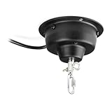 Fuzzix MBM400 - Motor Antrieb für Discokugel, kabelgebundener Spiegelkugel Motor, 3U/min, Drehmotor für Discokugeln, leiser Antriebsmotor für Deckenmontage, Discokugel Zubehör, Party Gadgets