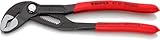KNIPEX Cobra Hightech-Wasserpumpenzange mit rutschhemmendem Kunststoff überzogen 180 mm, 87 01 180
