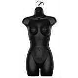 Schaufensterpuppe DPS Shopfitting Damen-Torso, halbplastik schwarz