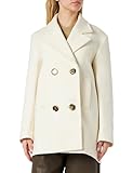 Pinko Damen Export Caban Decatito Tuch kaban, Z00_Bianco-Gelato VANIGLIA, L
