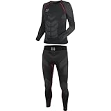 WÜRTH MODYF Thermo Unterwäsche Set Basic schwarz rot - Größe S/M