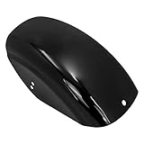 HCmotorku Motorrad Hinterer Kotflügel kurz flach passend für Harley Sportster XL 883 1200 48 72 1986-2024 (glänzend schwarz)