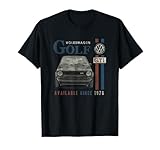 VW Golf GTI Racing Distressed Vatertag T-Shirt