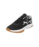 PUMA Unisex Varion Ii Indoor Court Shoe, Black Cool Light Gray Yellow Blaze Gum, 43 EU