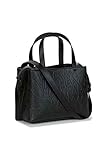 Armani Exchange Damen Liz - Small Open Shopping Tote Schwarz (Nero - Black)