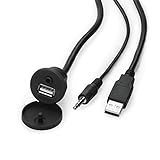 RetroSound USB-Port - 3.5mm Klinke, schwarz