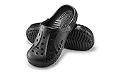 ESTRO Gartenclogs Herren Gartenschuhe Damen - Gartenclogs Damen Unisex Leicht Gummischuhe Sommer Garten Clogs Herren A78 (46, Schwarz)
