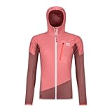 ORTOVOX LADIZ HYBRID JACKET W - Funktionale Merino Hybrid-Jacke für DAMEN mit winddichten Einsätzen für den alpinen Einsatz - VIOLETT - DAMEN - M