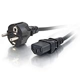 C2G 88546 5M Strom Kabel (IEC320C13 to CEE 7/7) 15 Foot Kettle,Lead Strom Cord Cord