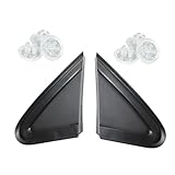 Somivo 1 Paar Neue Außenflügel-Dreieck-Abdeckung Rückspiegel-Verkleidung für for VW Polo 4 9N Sedan Vento 2006–2010 6Q0853273A 6Q085327