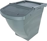 Kerbl Futterbox stapelbar 60 Liter – mit Deckel, Kunststoff (Abmessungen 57,8 × 39 × 49 cm, Gewicht 2.582 kg, Kunststoff) 3210253