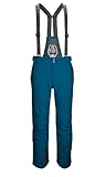 killtec Herren Skihose/Ski-Trägerhose mit abzippbarem Latz und Kantenschutz Larok, dunkelpetrol, XL, 35244-000