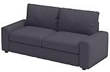 HomeTown Market Der strapazierfähige KIVIK Sofabezug kompatibel mit IKEA Kivik Sofa kompatibel. Nur Schonbezug (Polyester Gray 2 Sitze)