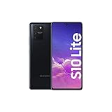 Samsung Galaxy S10 Lite Android Smartphone ohne Vertrag, 4.500 mAh Akku, Schnellldaden, 6,7 Zoll Super AMOLED Display, 128 GB/8 GB RAM, Dual SIM, Handy in schwarz, deutsche Version