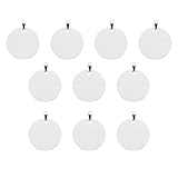 WEKAMOS Leere Militäranhänger Gravur Rohlinge 10 Stück Titan Stahl Anhänger Zum Stempeln Edelstahl Hundemarken Für Schlüsselanhänger Und Haustier Id