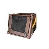Tami - Hundetransportbox aufblasbar Tragebox Transportbox Hundebox Reisebox Autotransportbox Kofferraumbox Gitterbox Käfig Hund Box Dogbox Inflatable inkl. Dog-Vital Bio-Hundekeks (M)