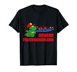 Großer Feuerwehrmann Design der Feuerwehr T-Shirt
